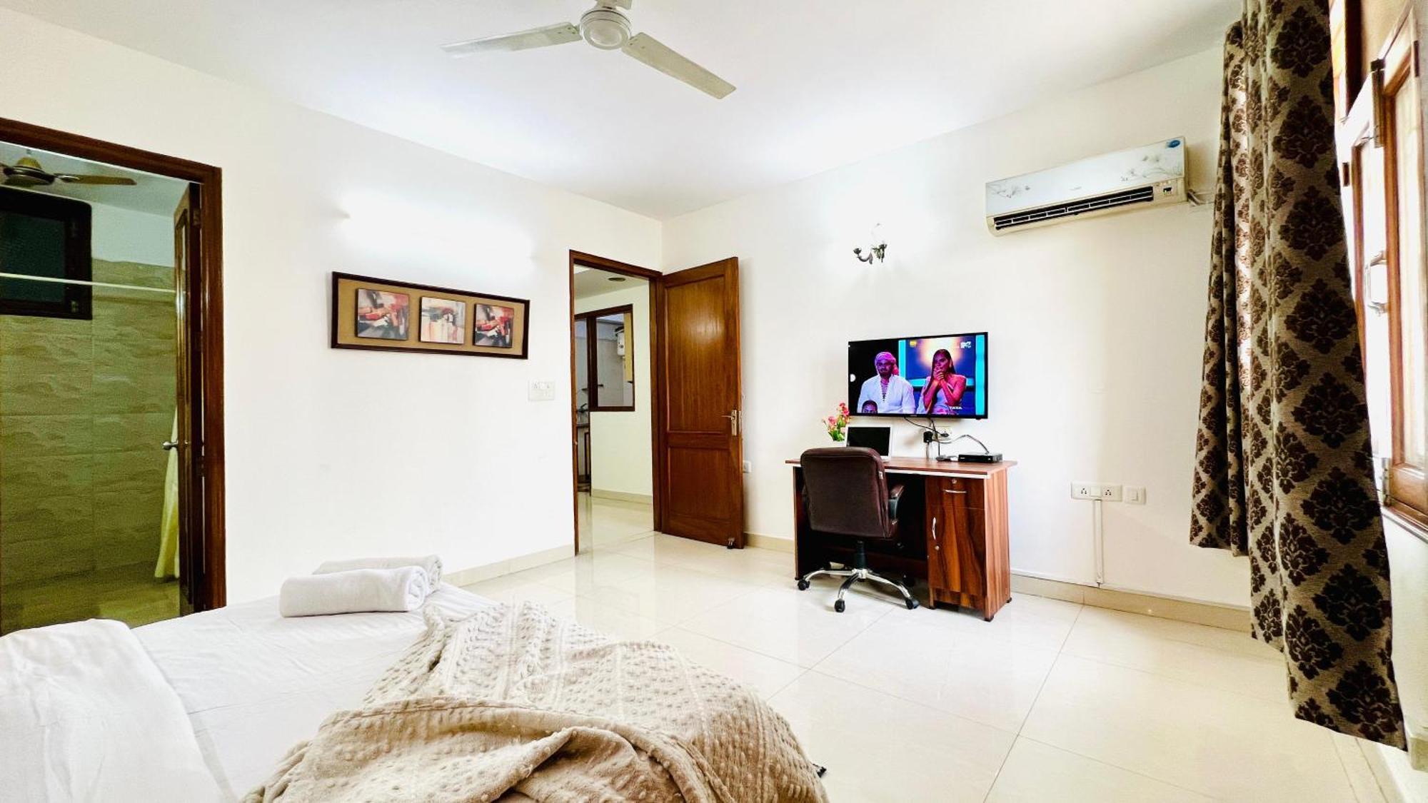 Olive Serviced Apartments - Defence Colony New Delhi Rom bilde