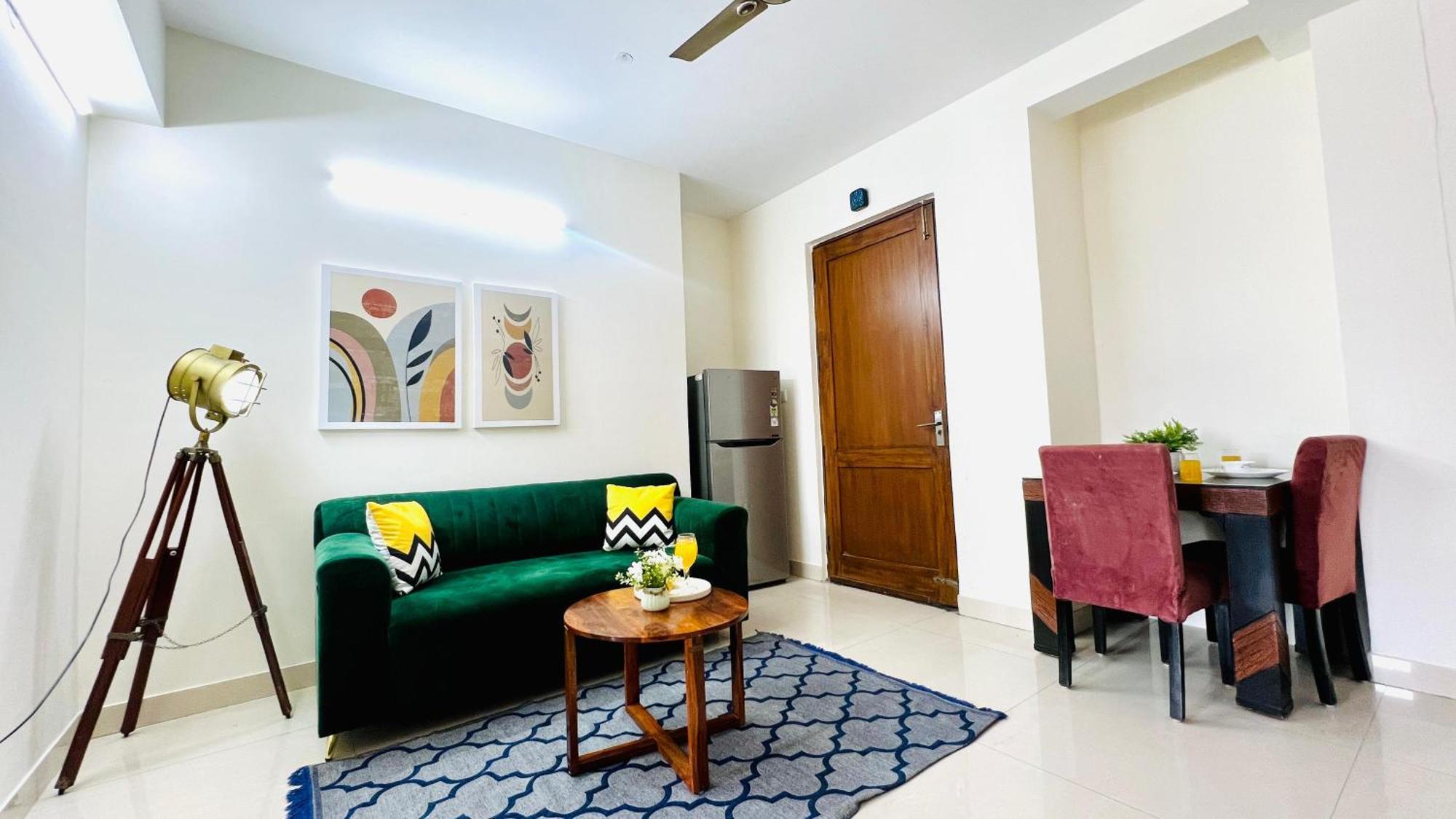Olive Serviced Apartments - Defence Colony New Delhi Rom bilde